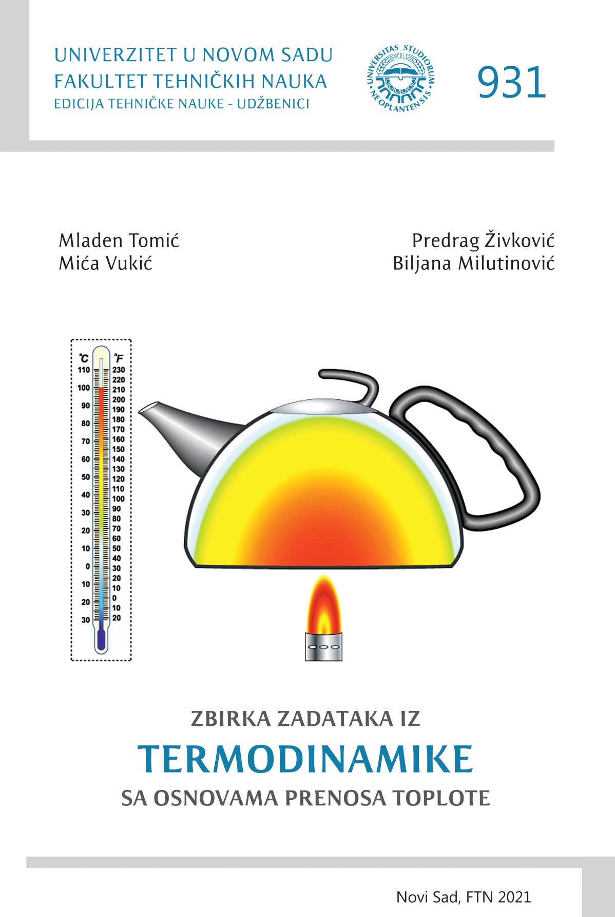 Zbirka zadataka iz termodinamike sa osnovama prenosa toplote