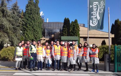 Poseta studenata DEPT pivari „Carlsberg“ u Čelarevu